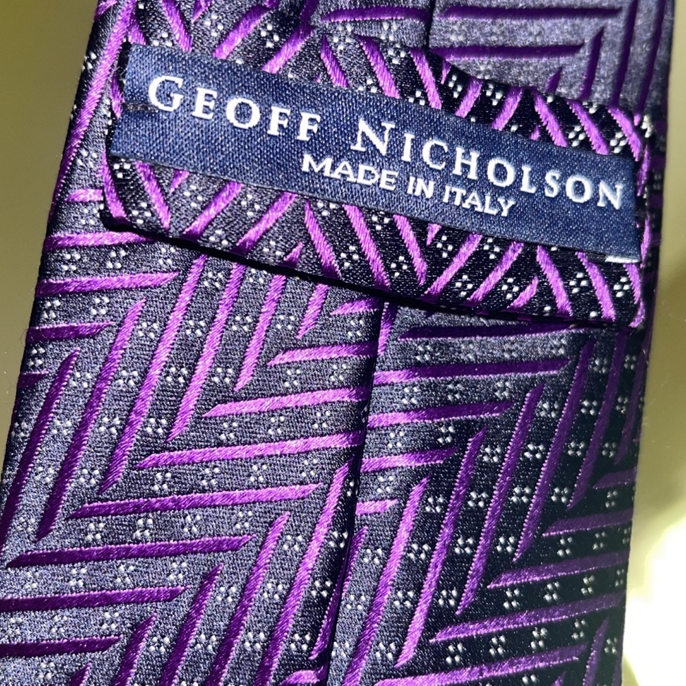 Men’s Geoff Nicholson Italian Tie